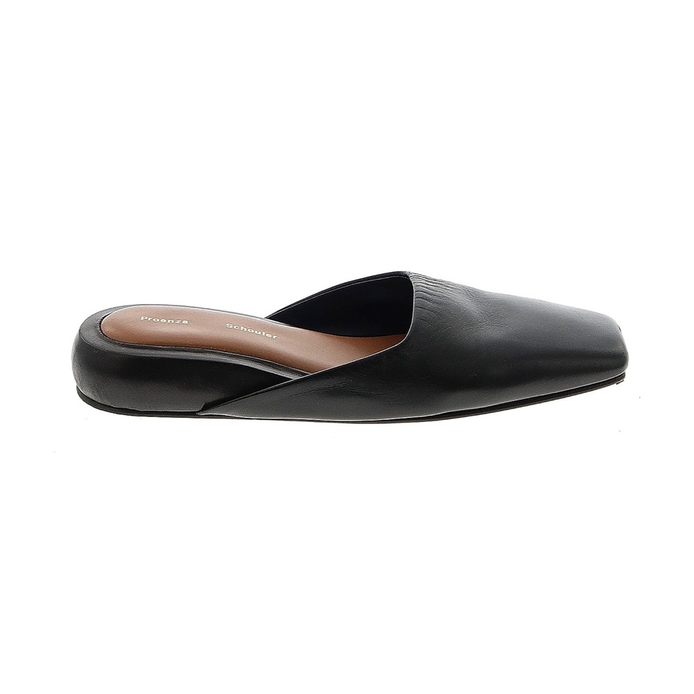 Proenza Schouler Black Leather Mules